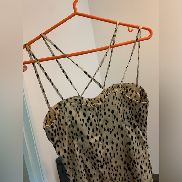 Zara leopard satin mini dress - Picture 3 of 5